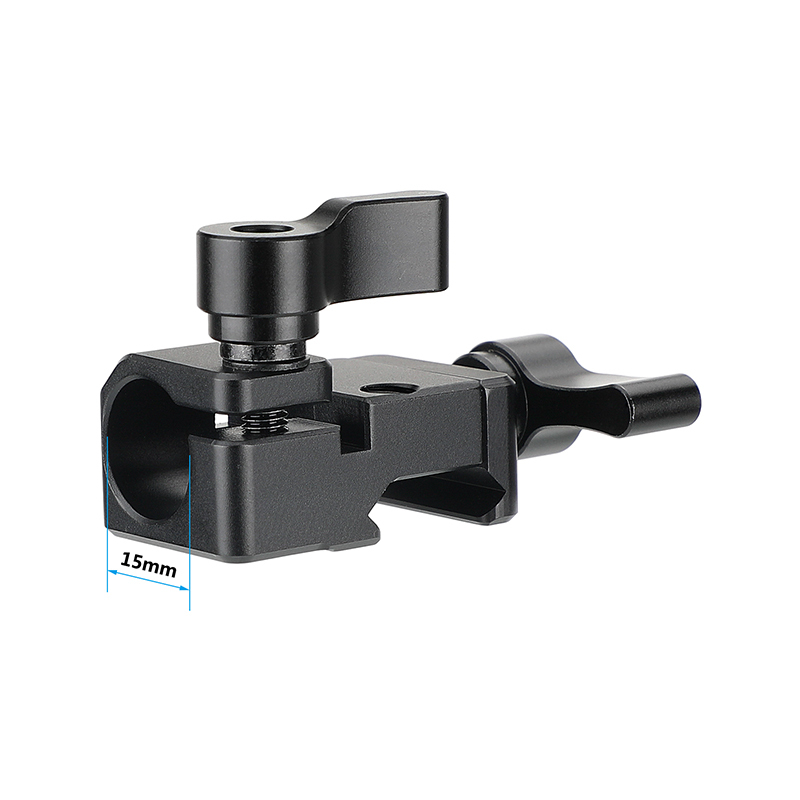 CAMVATE Quick Release NATO Rail Clamp With 15mm Single Rod Holder