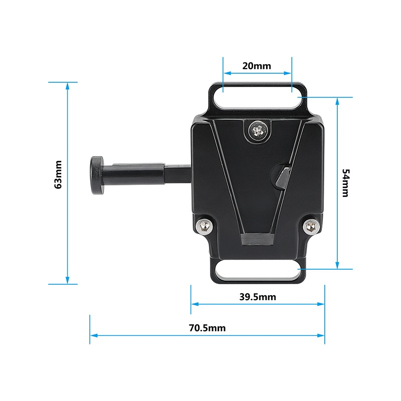 CAMVATE Mini V-Lock Mount Quick Release Adapter For DSLR Camera Battery + Universal Super Crab Clamp