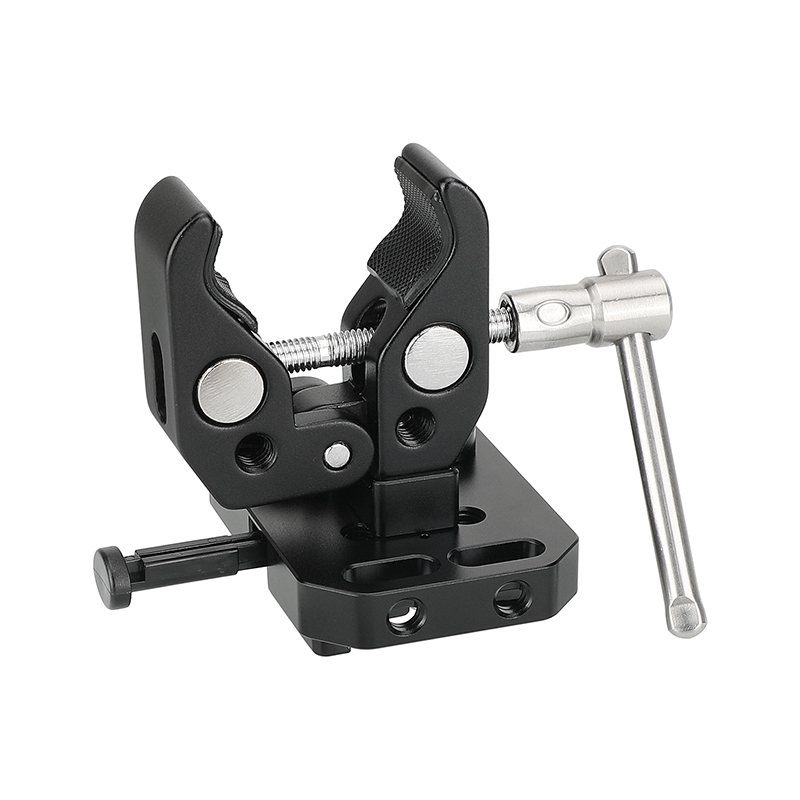 CAMVATE V-Lock Female Quick Release Mount Adapter + Multipurpose Super Crab Clamp For Photographic Devices