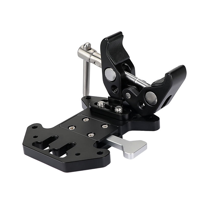 CAMVATE Quick Release V Lock Female Mount Battery Plate+ Versatile Super Crab Clamp