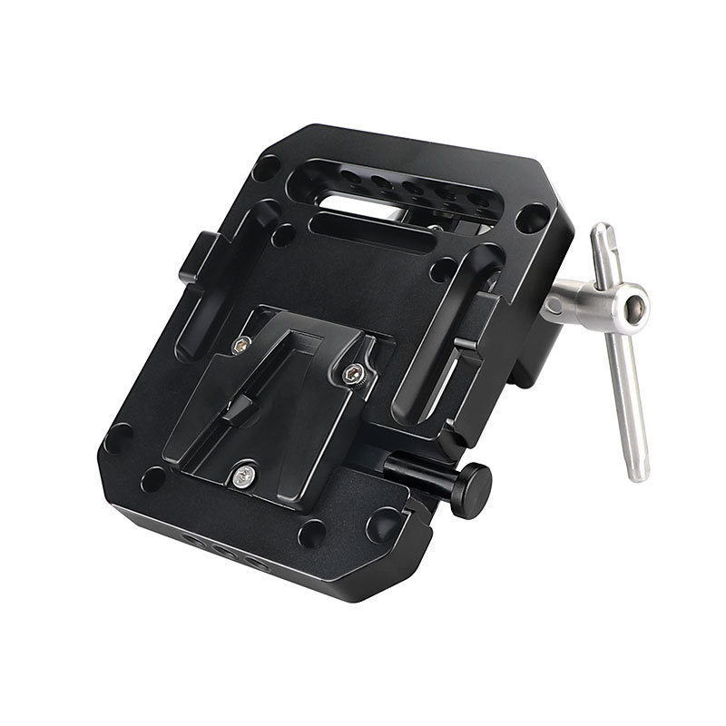 CAMVATE V Mount Female Adapter With VESA Mount 75×75mm & 1/4" 3/8" Mounting Points + Multipurpose Super Crab Clamp