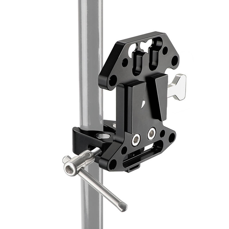 CAMVATE Quick Release V Lock Female Mount Battery Plate+ Versatile Super Crab Clamp