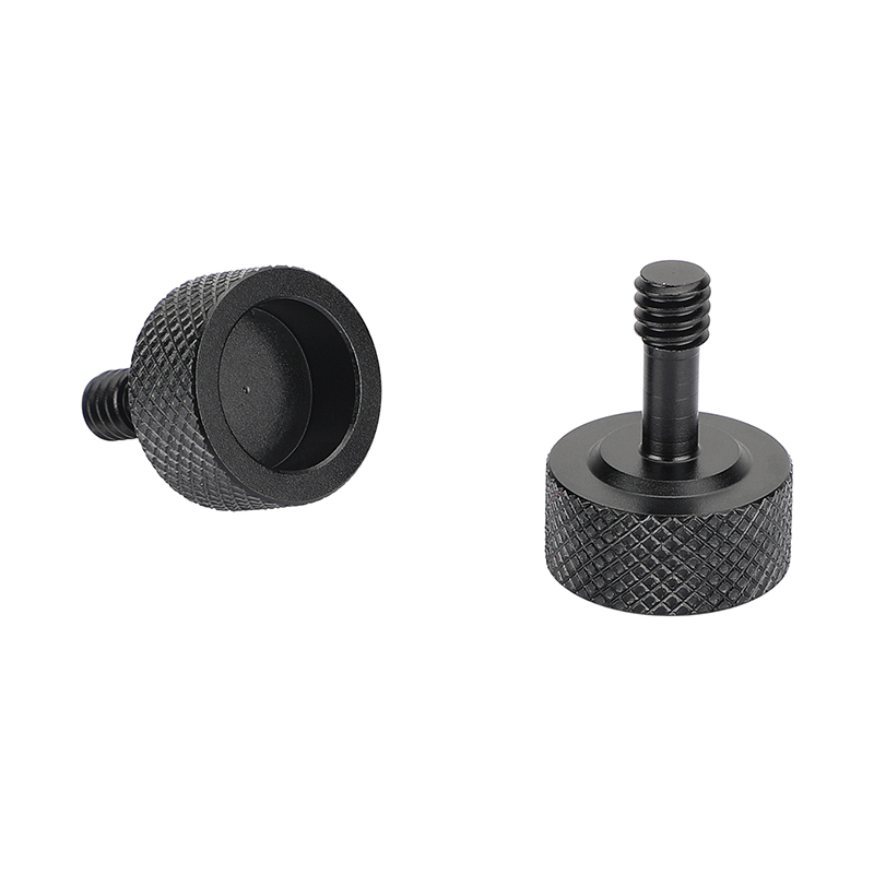 CAMVATE 1/4"-20 Thread Thumb Screw Cup Head For DSLR Camera Cage Kit Accessories (A Packet Of 2 Pieces)