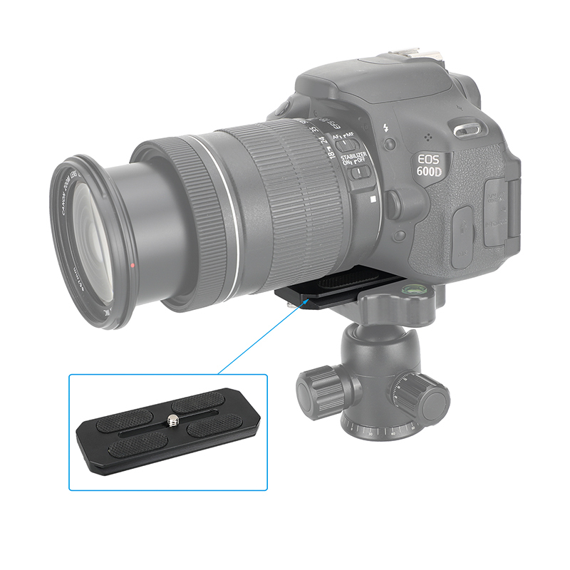 CAMVATE ARCA Swiss Baseplate 100mm Quick Release Plate With 1/4"-20 Mounting Screw