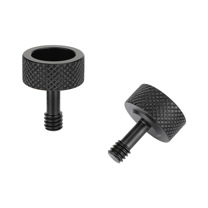 CAMVATE 1/4"-20 Thread Thumb Screw Cup Head For DSLR Camera Cage Kit Accessories (A Packet Of 2 Pieces)