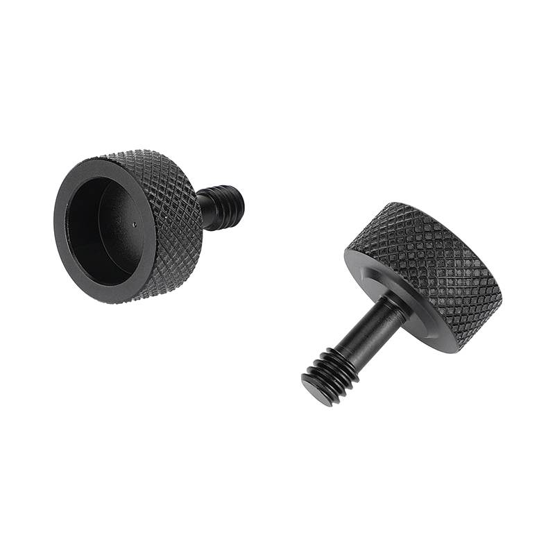 CAMVATE 1/4"-20 Thread Thumb Screw Cup Head For DSLR Camera Cage Kit Accessories (A Packet Of 2 Pieces)