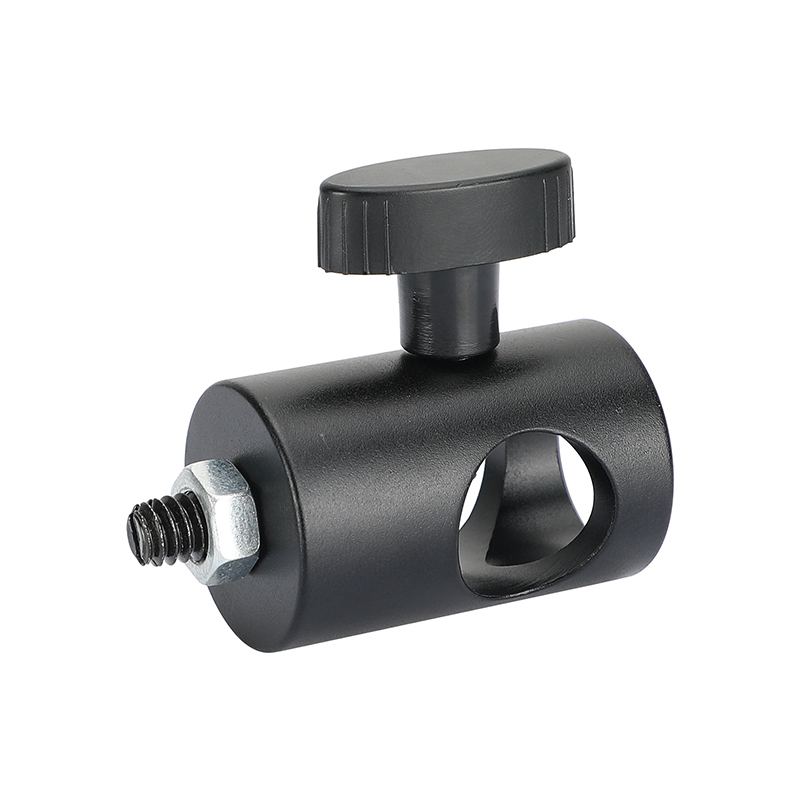 CAMVATE 16mm Light Stand Head Mount Rod Holder With 1/4"-20 Thread Screw Adapter (2 Pieces)