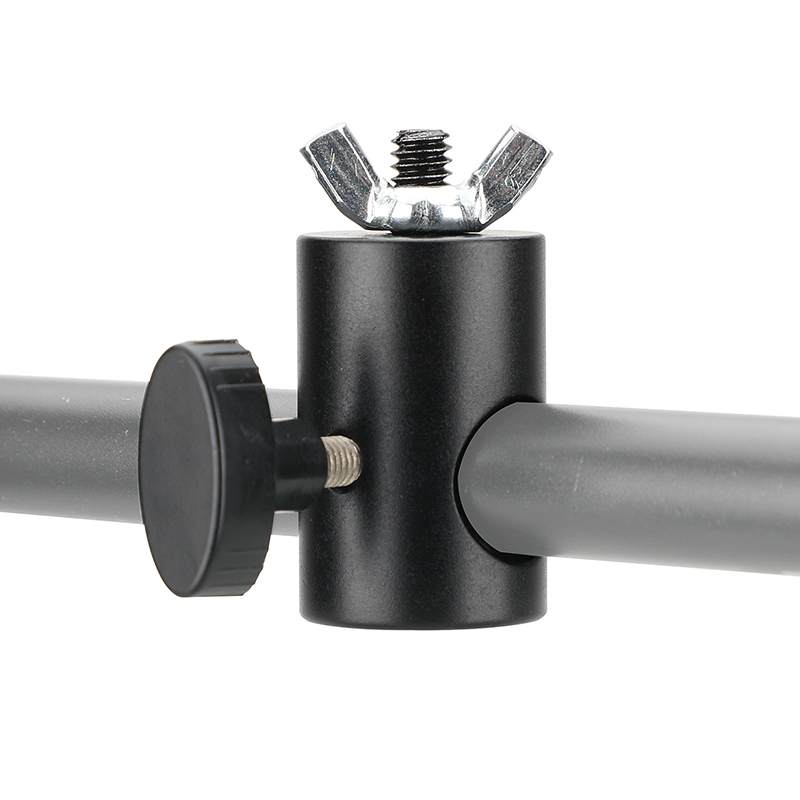 CAMVATE 16mm Light Stand Head Adapter Rod Holder With 1/4"-20 Hand-tight Fastener Wing Butterfly Screw Nut