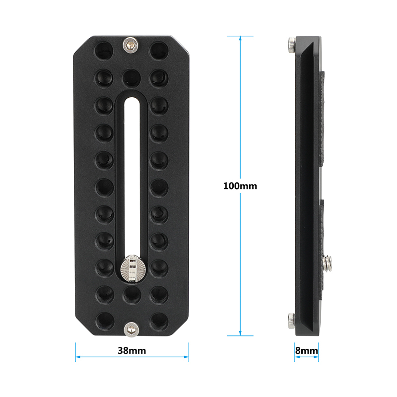 CAMVATE ARCA Swiss Baseplate 100mm Quick Release Plate With 1/4"-20 Mounting Screw