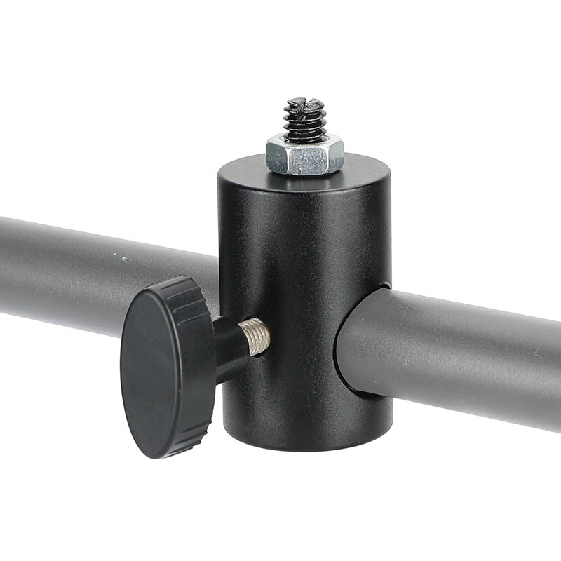 CAMVATE 16mm Light Stand Head Mount Rod Holder With 1/4"-20 Thread Screw Adapter (2 Pieces)