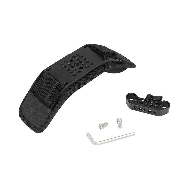 CAMVATE Ergonomic Shoulder Pad With 15mm Rod Holder Railblock For Camera / Camcorder Shoulder Mount Rig