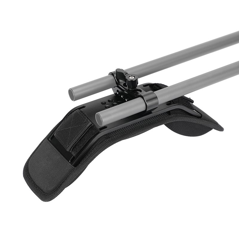 CAMVATE Ergonomic Shoulder Pad With 15mm Rod Holder Railblock For Camera / Camcorder Shoulder Mount Rig