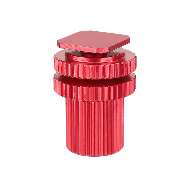 CAMVATE Camera Hot Shoe Mount To 1/4"-20 Female Thread Screw Adapter For DSLR Camera Rig (Red)