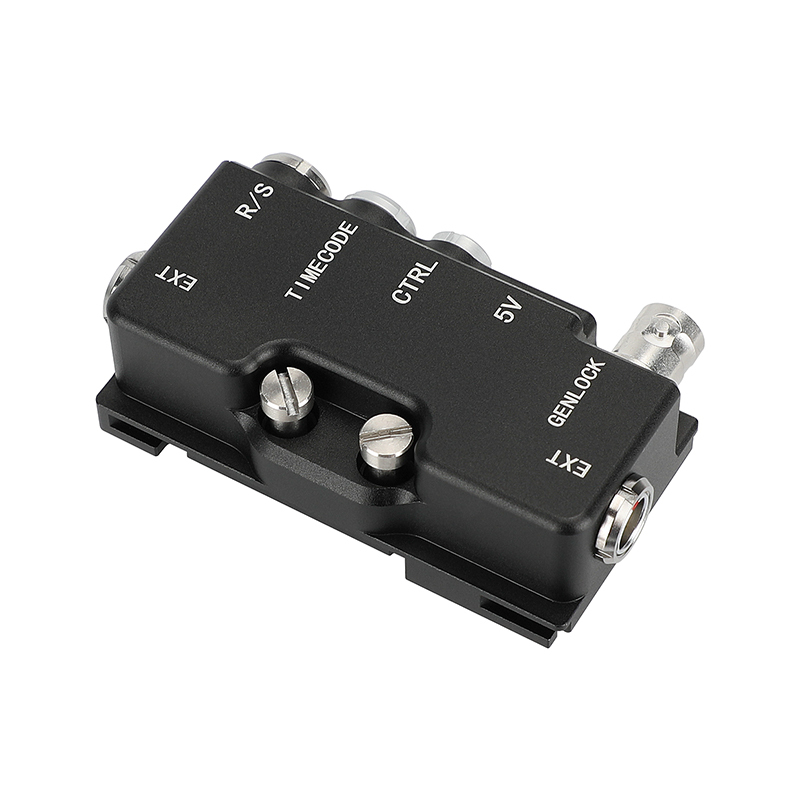 CAMVATE B-Box For RED KOMODO EXT9-pin Splitter-R/S (3pin) Time Code (0B 5pin) CTRL (00B 4pin) 5V (USB) Genlock (BNC)