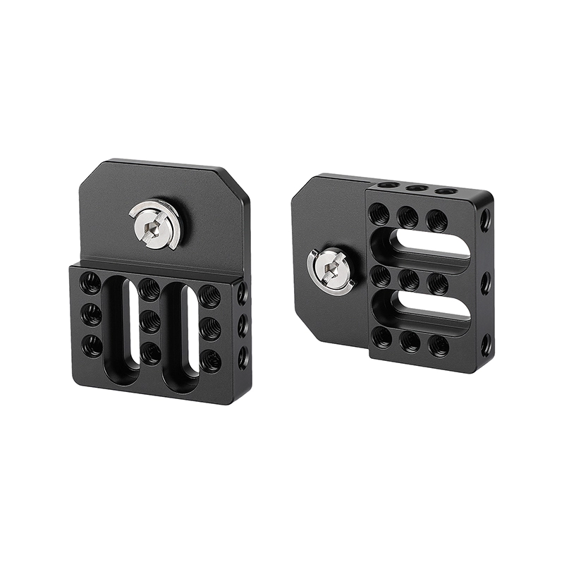 CAMVATE Versatile Top / Bottom Plate With Multiple 1/4"-20 Threads For Director's Monitor Cage Rig (A Pair)