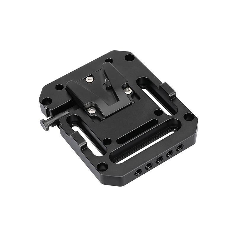 CAMVATE V Lock Mount Quick Release Battery Plate With Belt Clip & VESA Mount 75×75mm For DSLR Camera