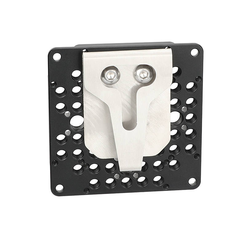 CAMVATE Multipurpose Cheese Plate With Belt Clip Compatible With Standard 75mm VESA Mount