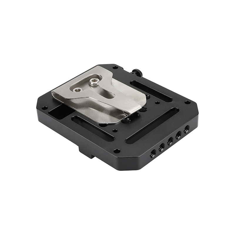 CAMVATE V Lock Mount Quick Release Battery Plate With Belt Clip & VESA Mount 75×75mm For DSLR Camera