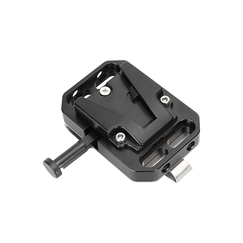 CAMVATE Mini V Lock Mount Camera Battery Plate Quick Release With Handy Belt Clip
