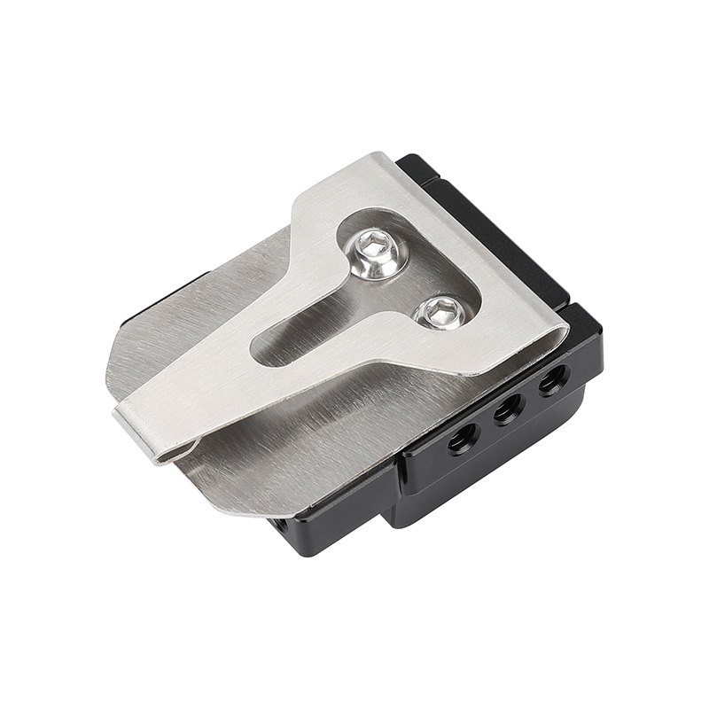 CAMVATE Universal SSD Clamp Holder Adjustable Width (35mm ~ 80mm) With Convenient Belt Clip & 1/4"-20 Mounting Points