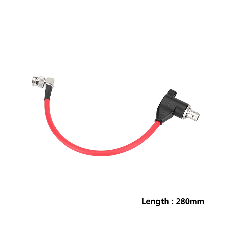 CAMVATE 12G BNC SDI Protector SDI Anti-current Isolation Cable For ARRI Mini / RED Komodo Cameras (Red)