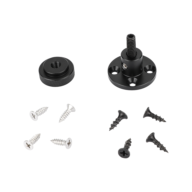 CAMVATE 1/4"-20 Male Thread Screw Support With Wall / Table / Ceiling Mount Round-shape