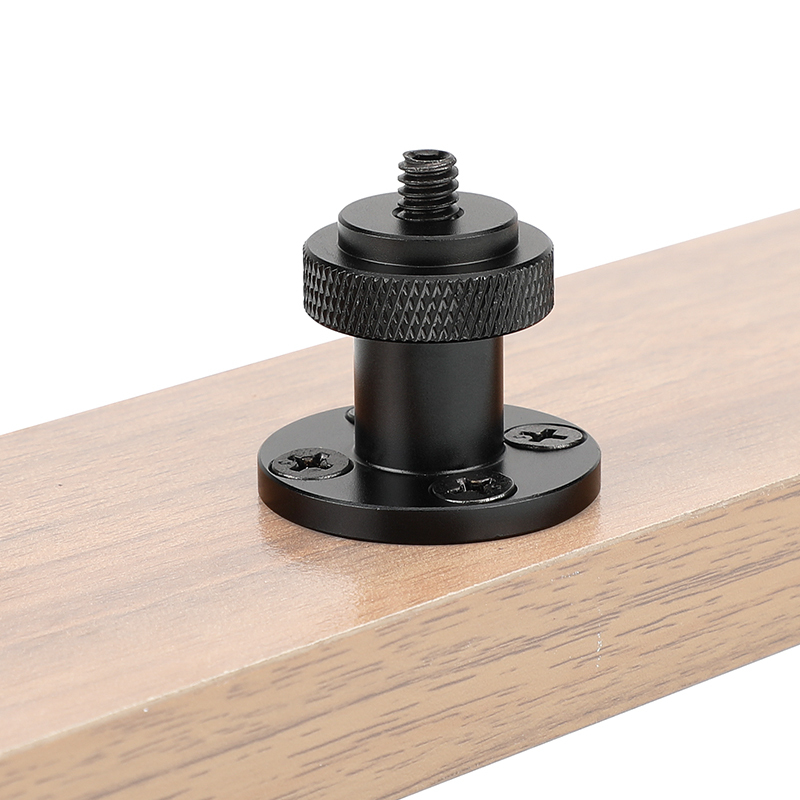 CAMVATE 1/4"-20 Male Thread Screw Support With Wall / Table / Ceiling Mount Round-shape