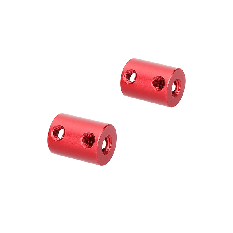 CAMVATE Standard 15mm Micro Rod 20mm Long With 1/4"-20 Thread Holes (Red 2 Pieces)