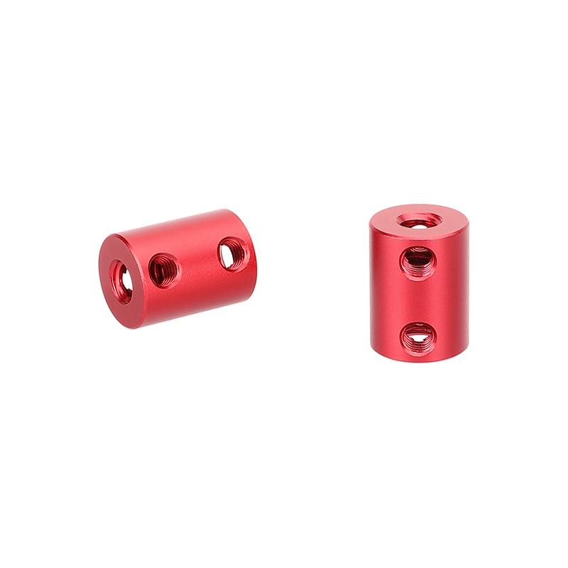 CAMVATE Standard 15mm Micro Rod 20mm Long With 1/4"-20 Thread Holes (Red 2 Pieces)