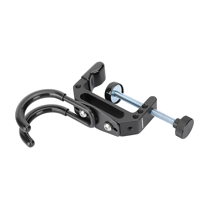 CAMVATE Heavy Duty Wall Hanging Hook For Tool Storage + Extended Super C Clamp With 1/4" & 3/8" Mounting Points