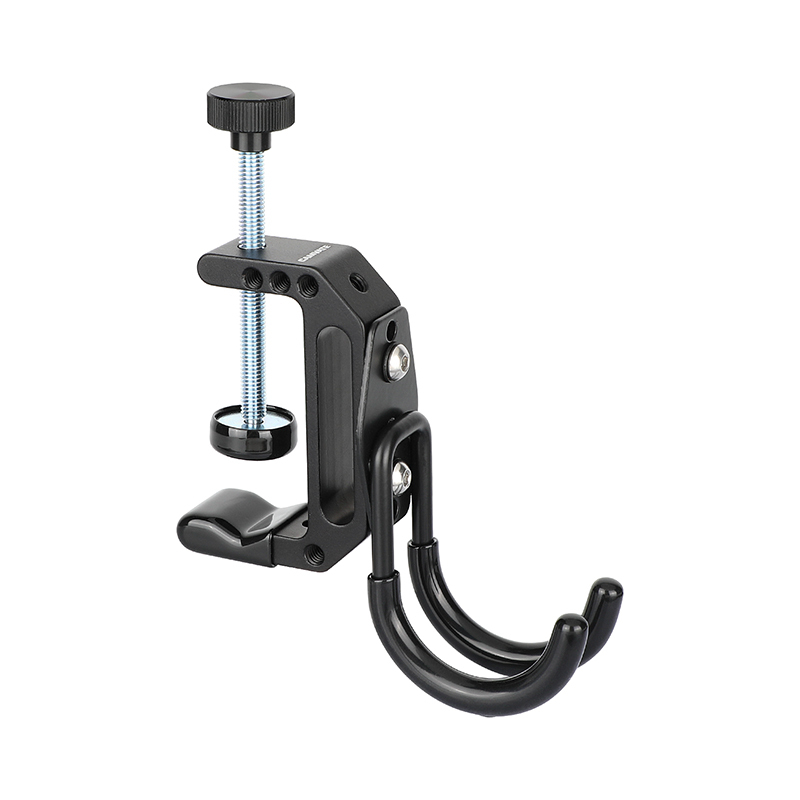 CAMVATE Heavy Duty Wall Hanging Hook For Tool Storage + Extended Super C Clamp With 1/4" & 3/8" Mounting Points