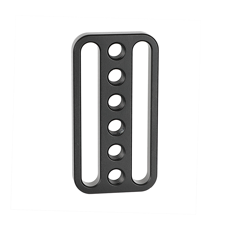 CAMVATE Universal Cheese Plate Extension Plate With 1/4"-20 Mounting Points For Photographic Accessory DIY Configuration