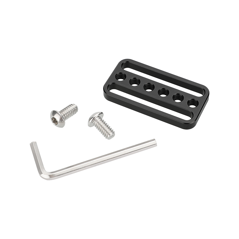 CAMVATE Universal Cheese Plate Extension Plate With 1/4"-20 Mounting Points For Photographic Accessory DIY Configuration