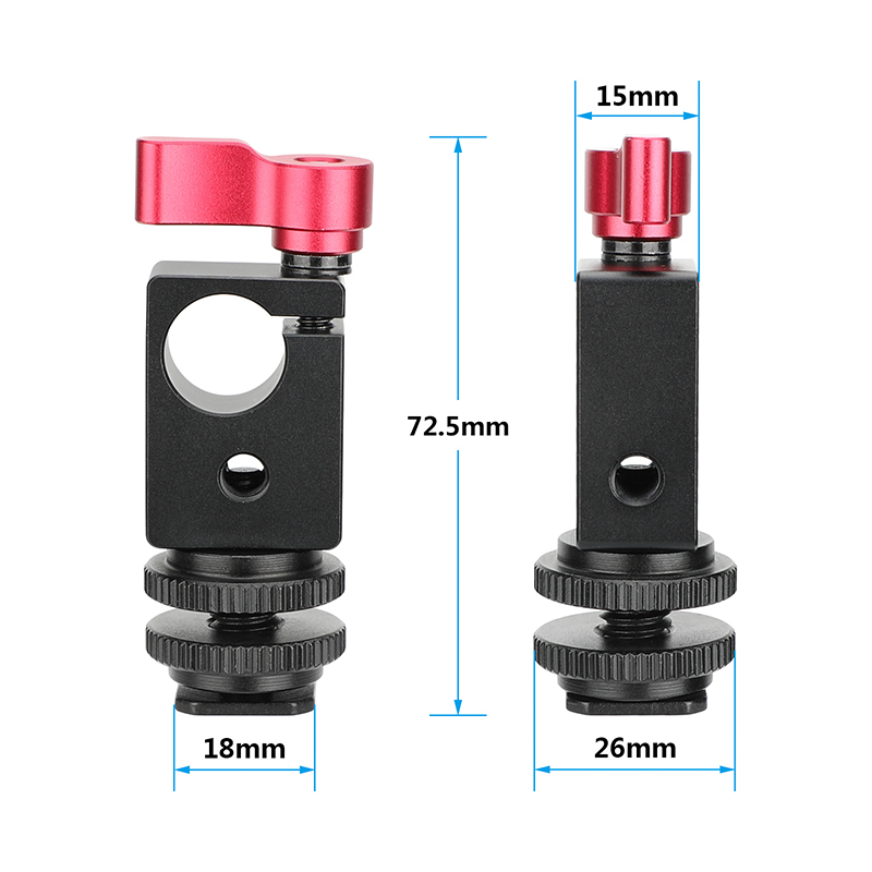 CAMVATE Camera Hot Shoe 15mm Clamp