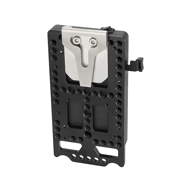 CAMVATE V Lock Camera Plate Power Supply Splitter With Power Convert Outlet & Belt Clip