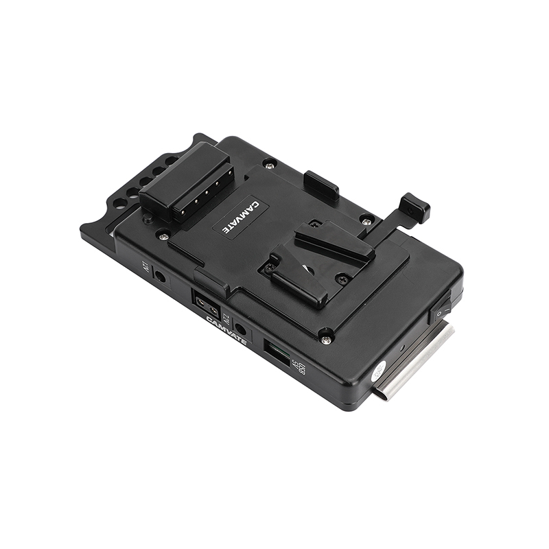 CAMVATE V Lock Camera Plate Power Supply Splitter With Power Convert Outlet & Belt Clip