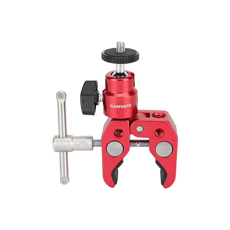 CAMVATE Crab Clamp with 360° Mini Ball Head