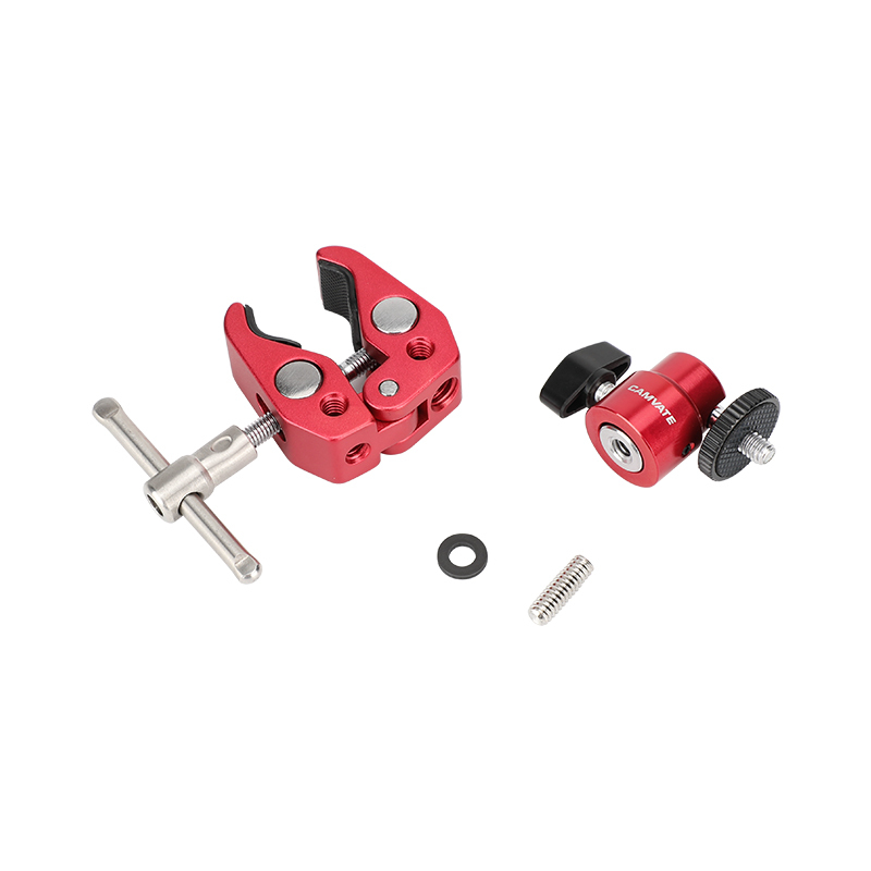 CAMVATE Crab Clamp with 360° Mini Ball Head