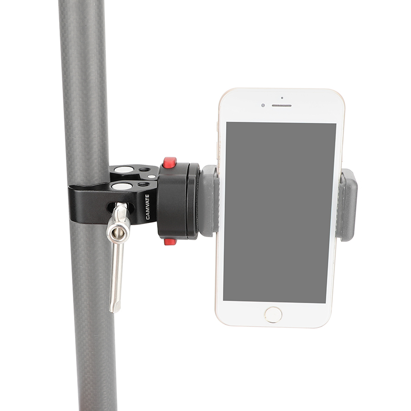 CAMVATE Super Crab Clamp With QR 1/4" Bolt-on Mount