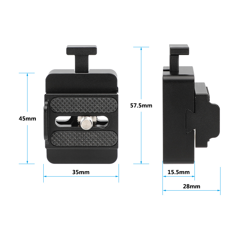 CAMVATE V-Lock Adapter with Dock and Wedge Plate
