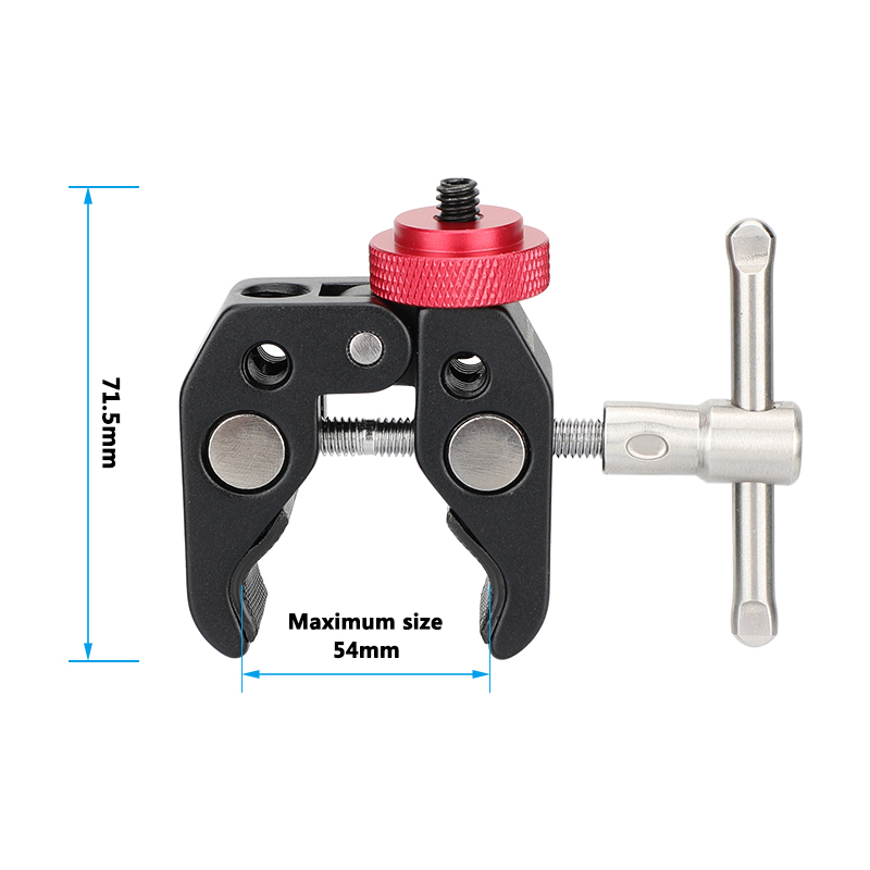 CAMVATE Super Crab Clamp with 1/4"-20 Screw Mount (2-Pack)