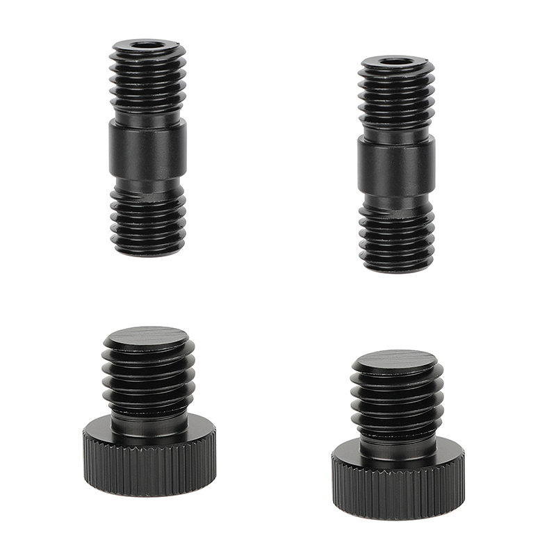 CAMVATE 15mm Rod Plug and Connector Set with M12 Thread (4-Pack)
