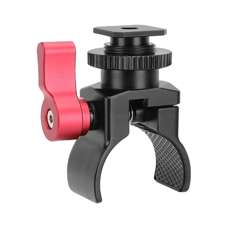 CAMVATE Crab Clamp with Shoe Mount Adapter for Shotgun Microphones
