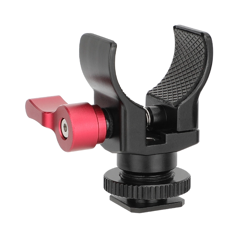 CAMVATE Crab Clamp with Shoe Mount Adapter for Shotgun Microphones