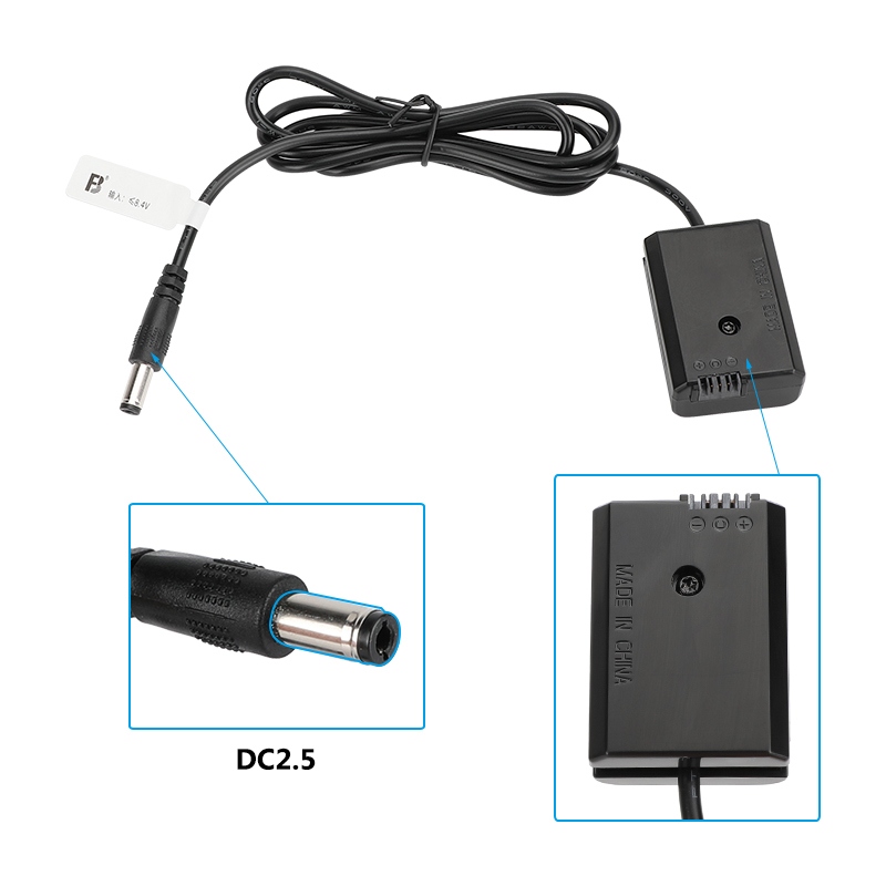 CAMVATE Sony NP-FW50 Dummy Battery to 2.5mm DC Cable