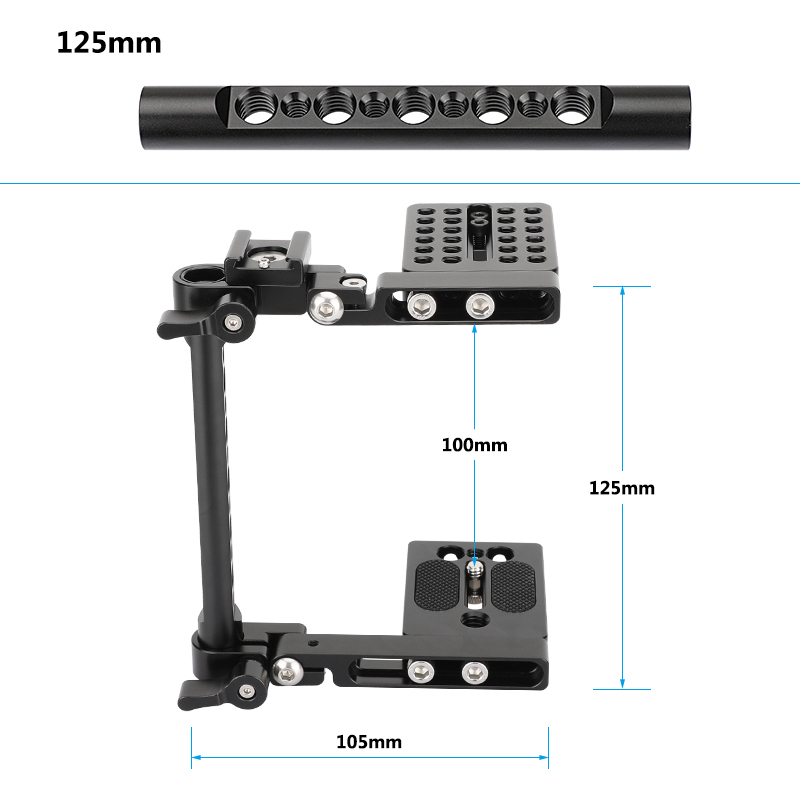 CAMVATE Foldable C-Frame Camera Cage for Select DSLRs