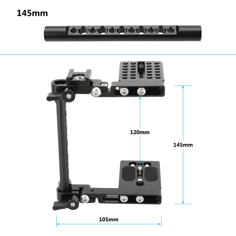 CAMVATE Foldable C-Frame Camera Cage for Select DSLRs