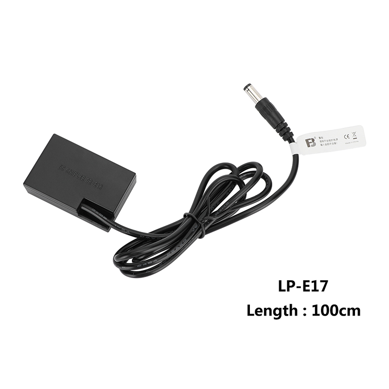 CAMVATE Canon LP-E17 Dummy Battery to 2.5mm DC Cable