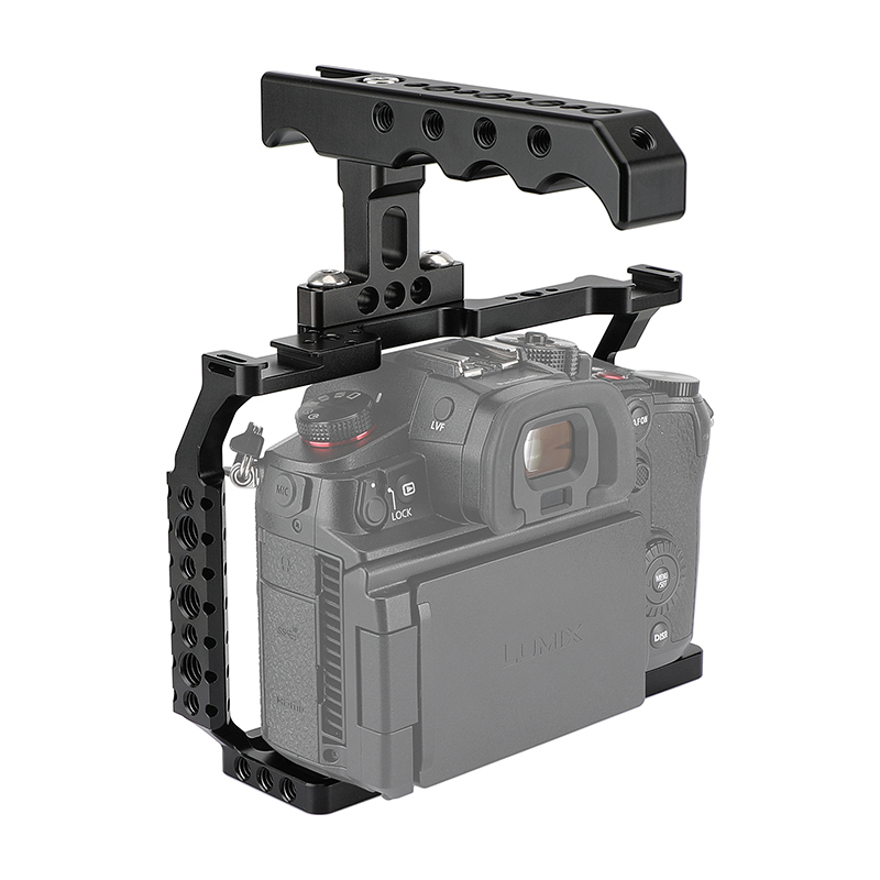 CAMVATE Full Camera Cage with Top Handle for Panasonic GH6