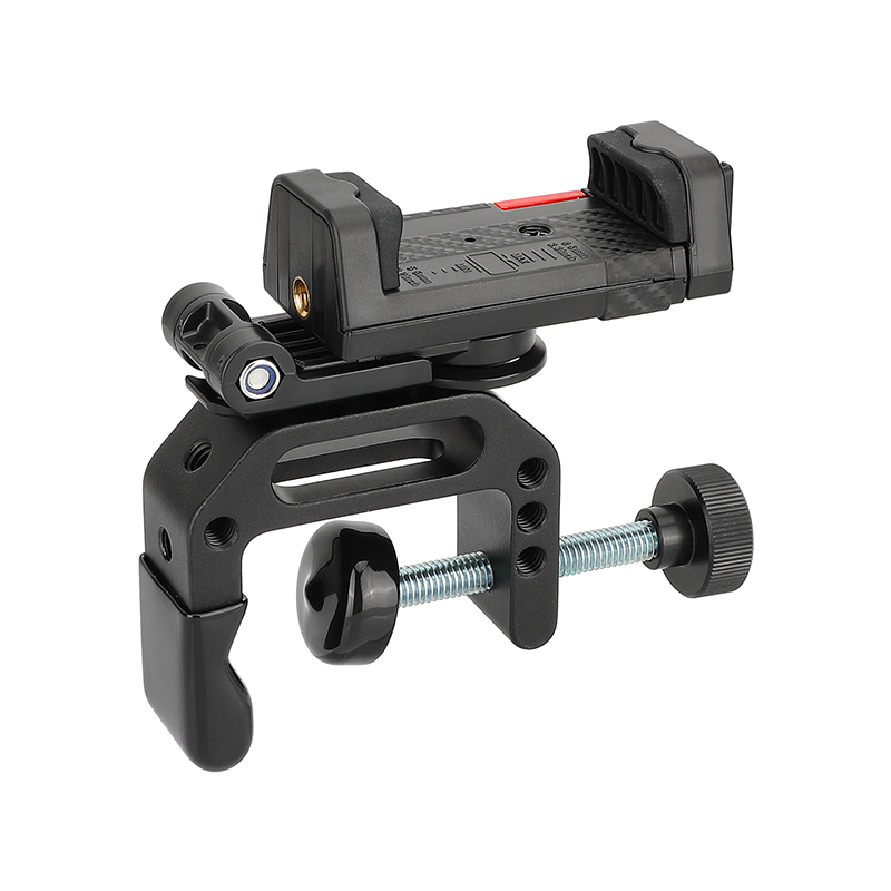 CAMVATE Universal C-Clamp with Smartphone Clip Mount